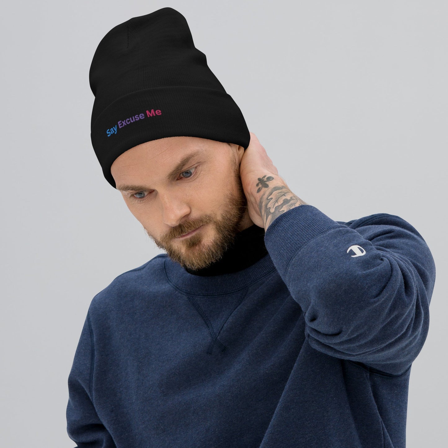 Embroidered Beanie Rave Day