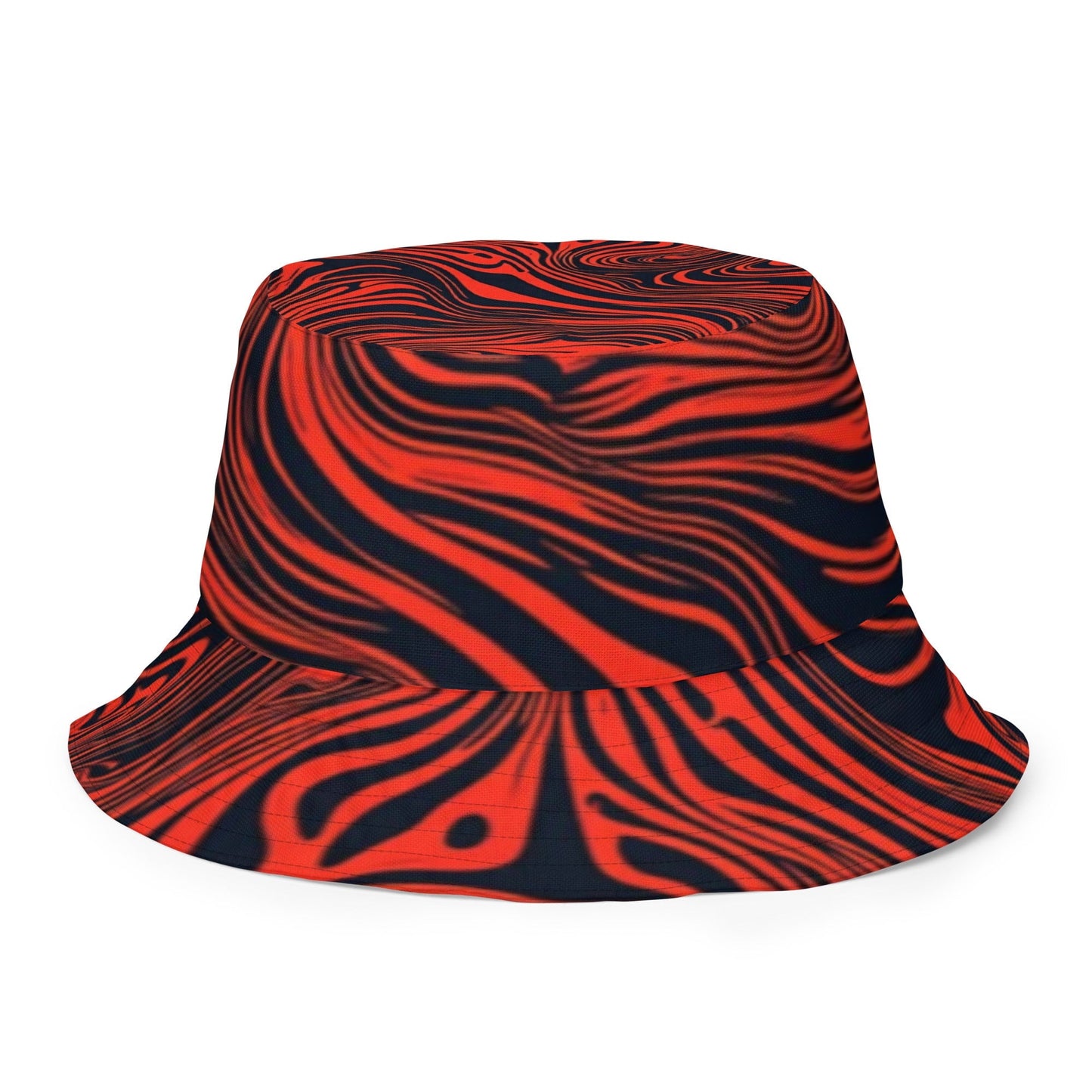 Excision - Black/Red Reversible bucket hat Rave Day