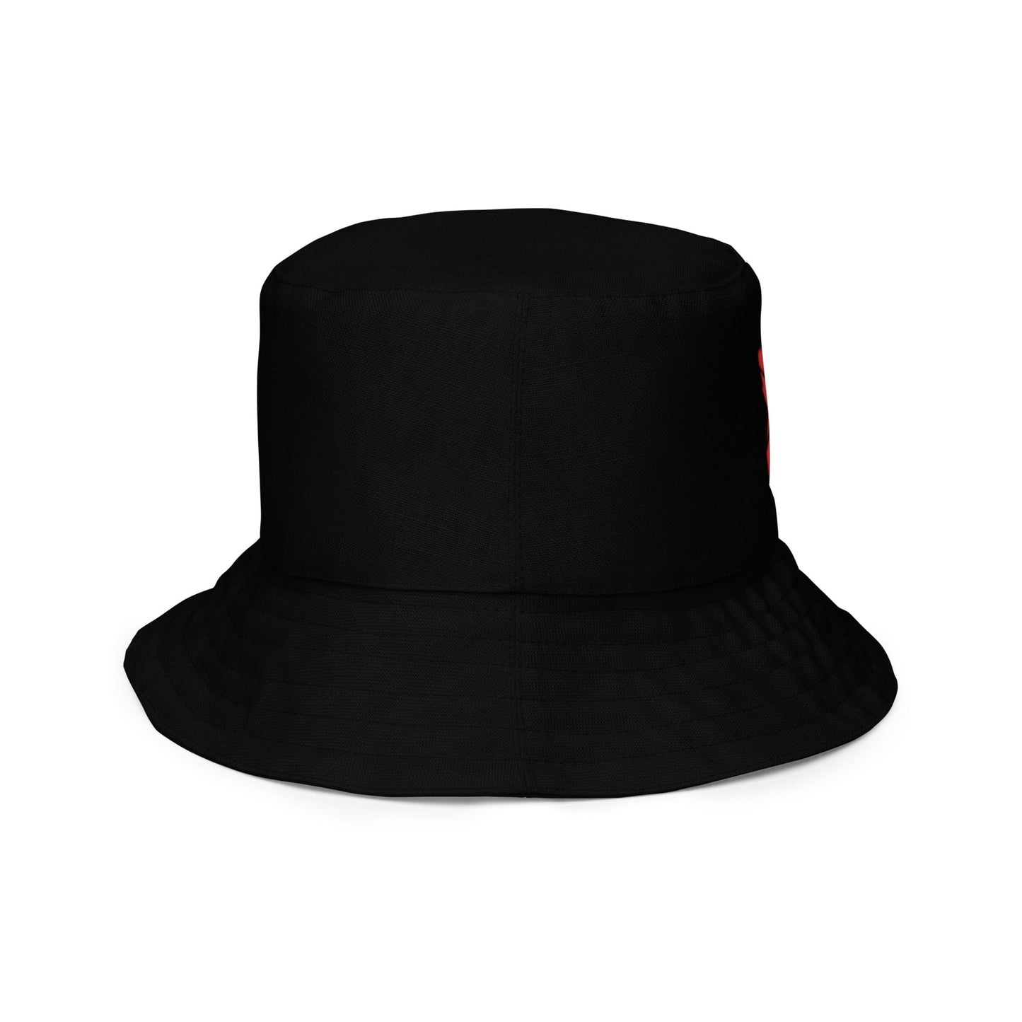 Excision - Black/Red Reversible bucket hat Rave Day