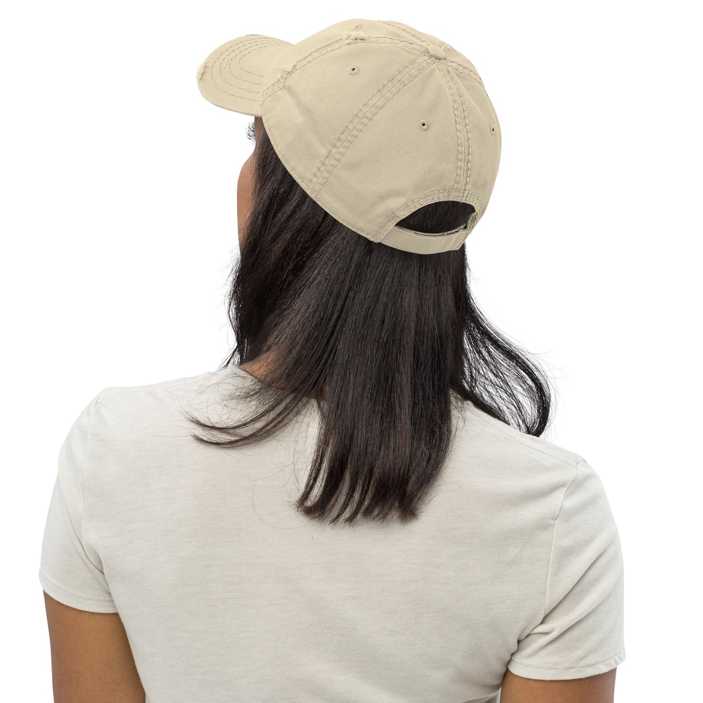 Fruity - Distressed Dad Hat (Khaki) Rave Day