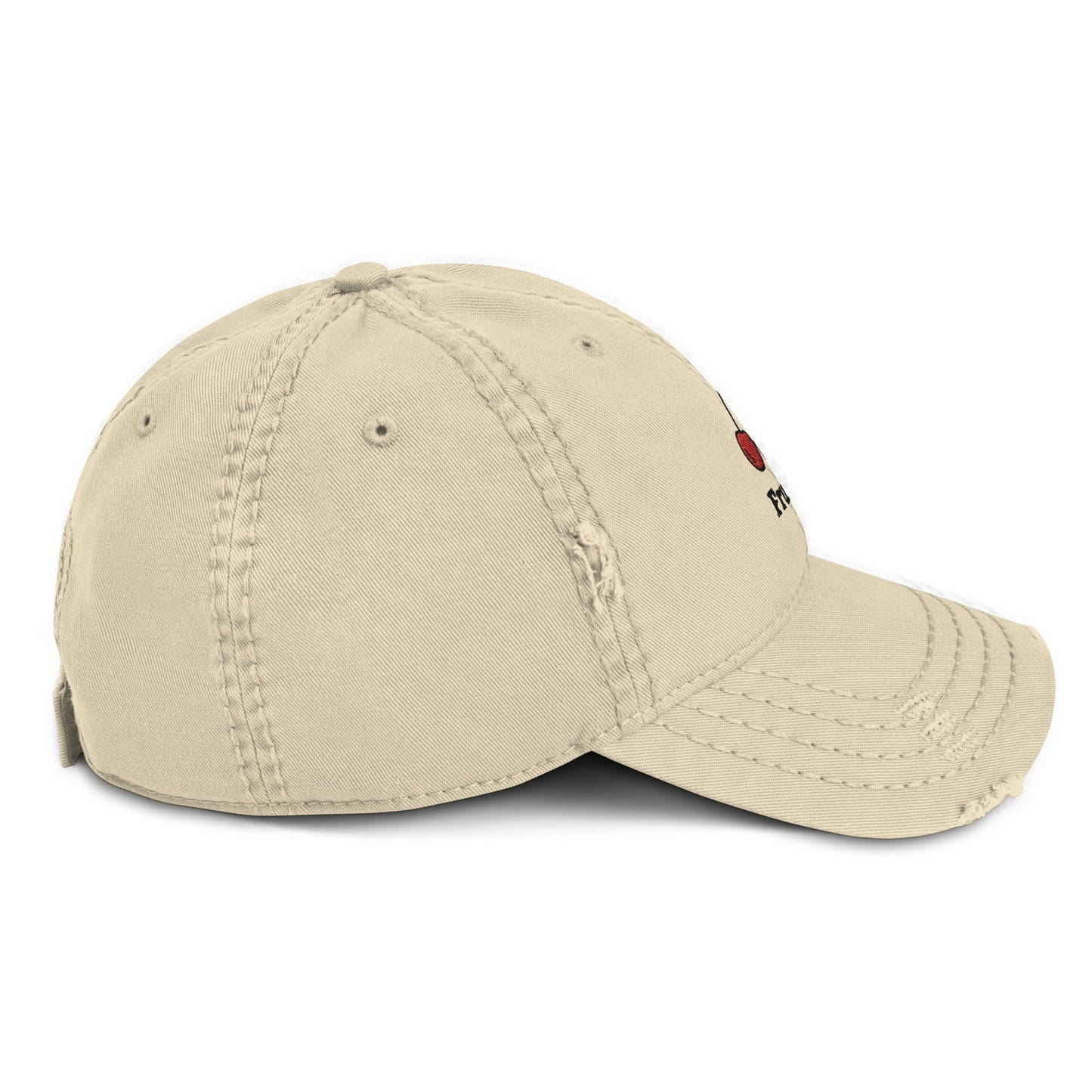 Fruity - Distressed Dad Hat (Khaki) Rave Day