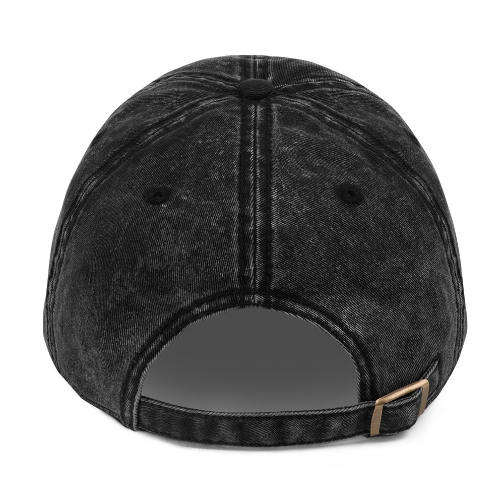 Fruity - Vintage Cotton Twill Cap (Black denim) Rave Day