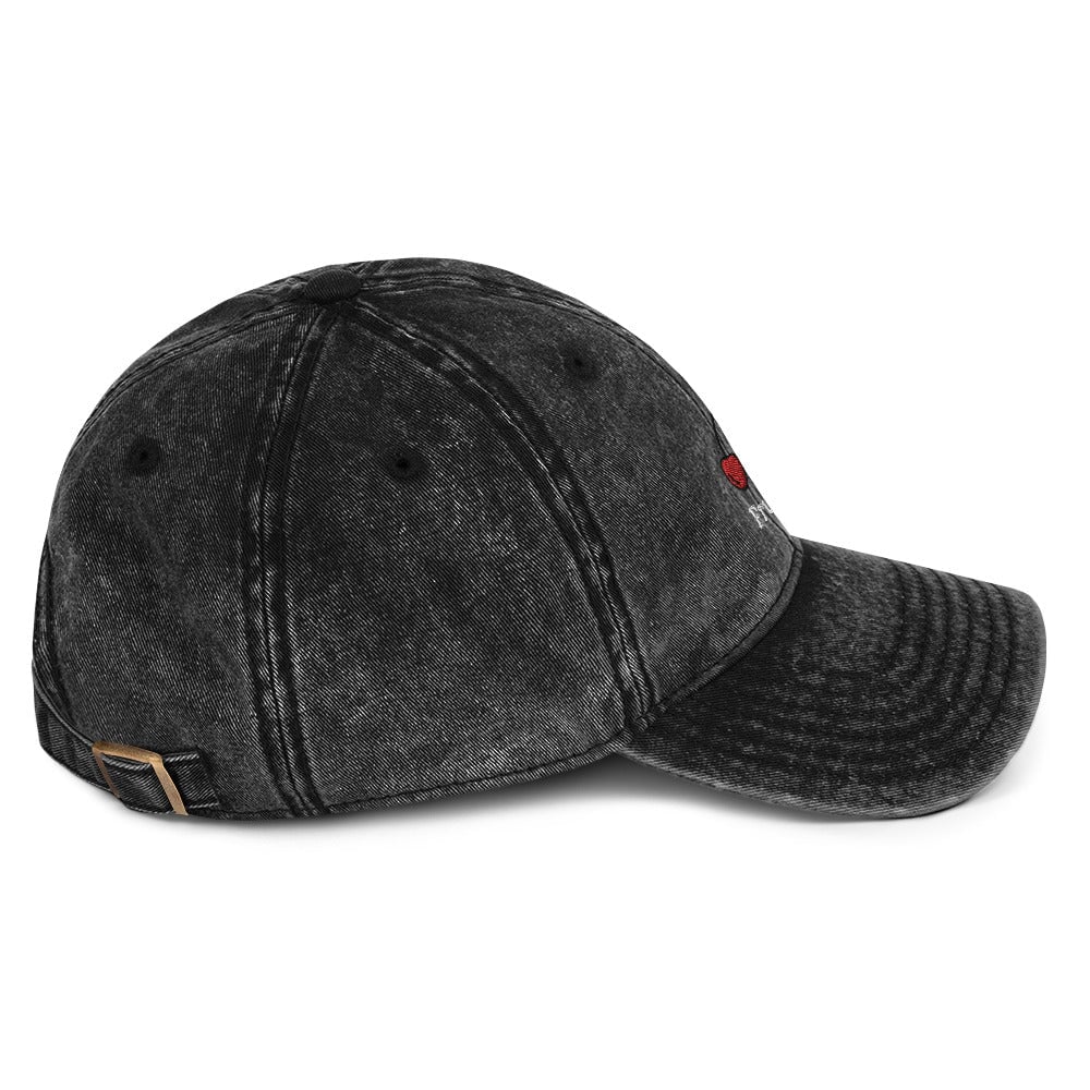 Fruity - Vintage Cotton Twill Cap (Black denim) Rave Day