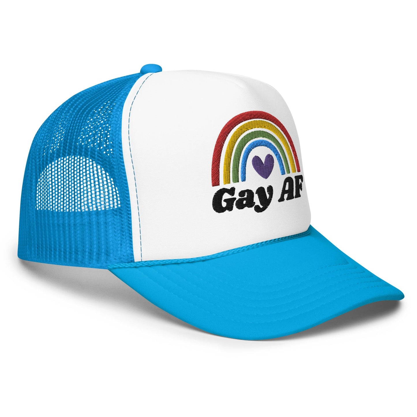 Gay AF - Foam trucker hat Rave Day