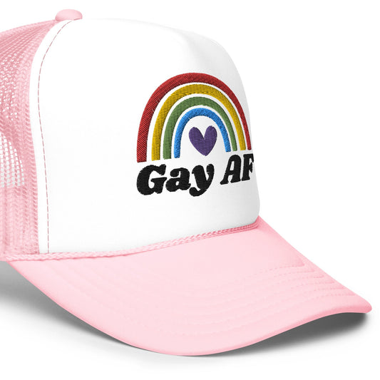 Gay AF - Foam trucker hat Rave Day