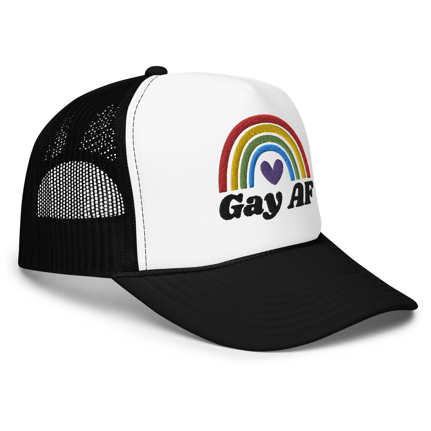 Gay AF - Foam trucker hat Rave Day