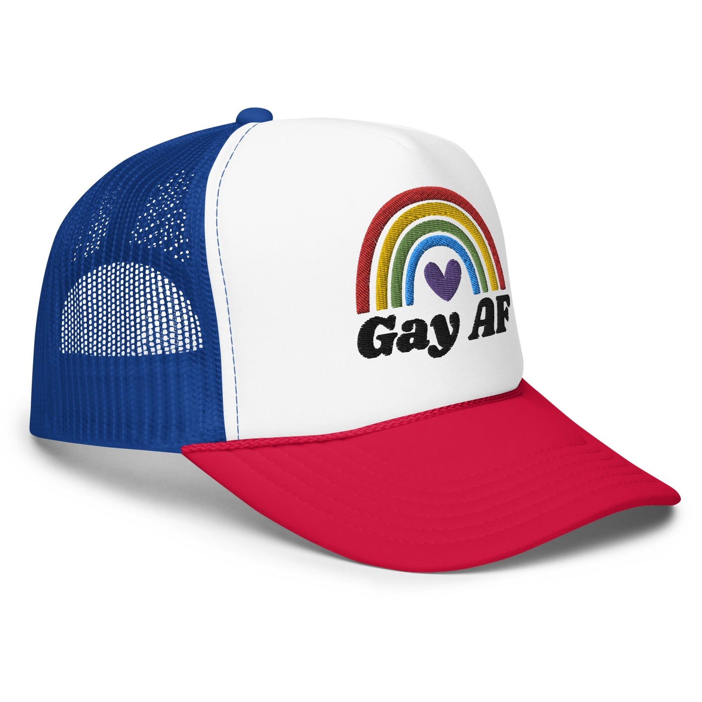Gay AF - Foam trucker hat Rave Day