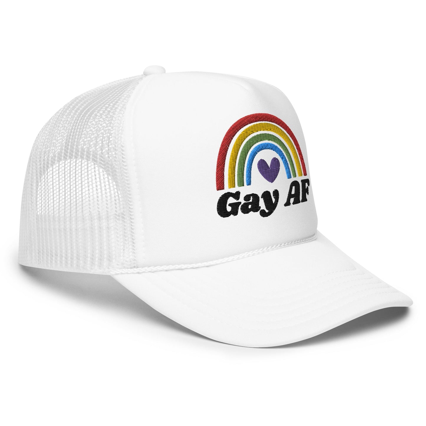 Gay AF - Foam trucker hat Rave Day
