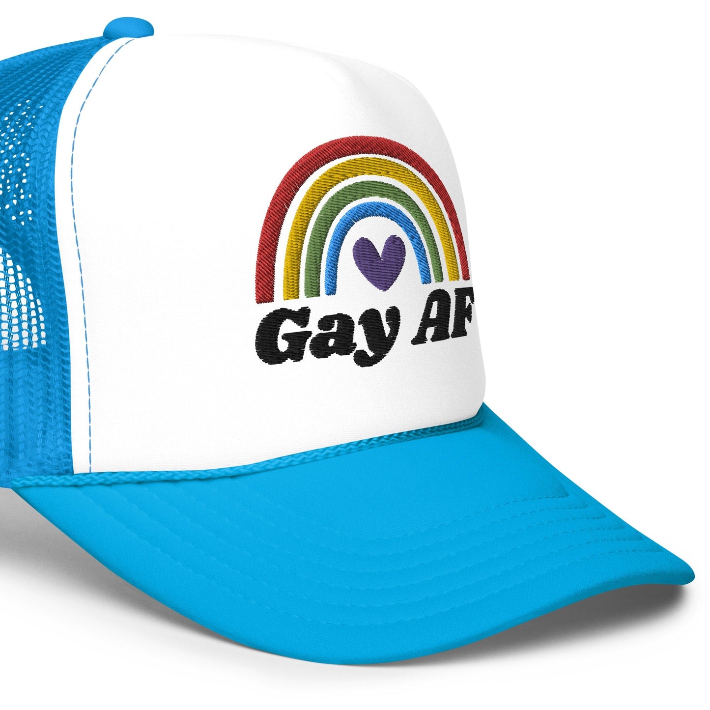 Gay AF - Foam trucker hat Rave Day