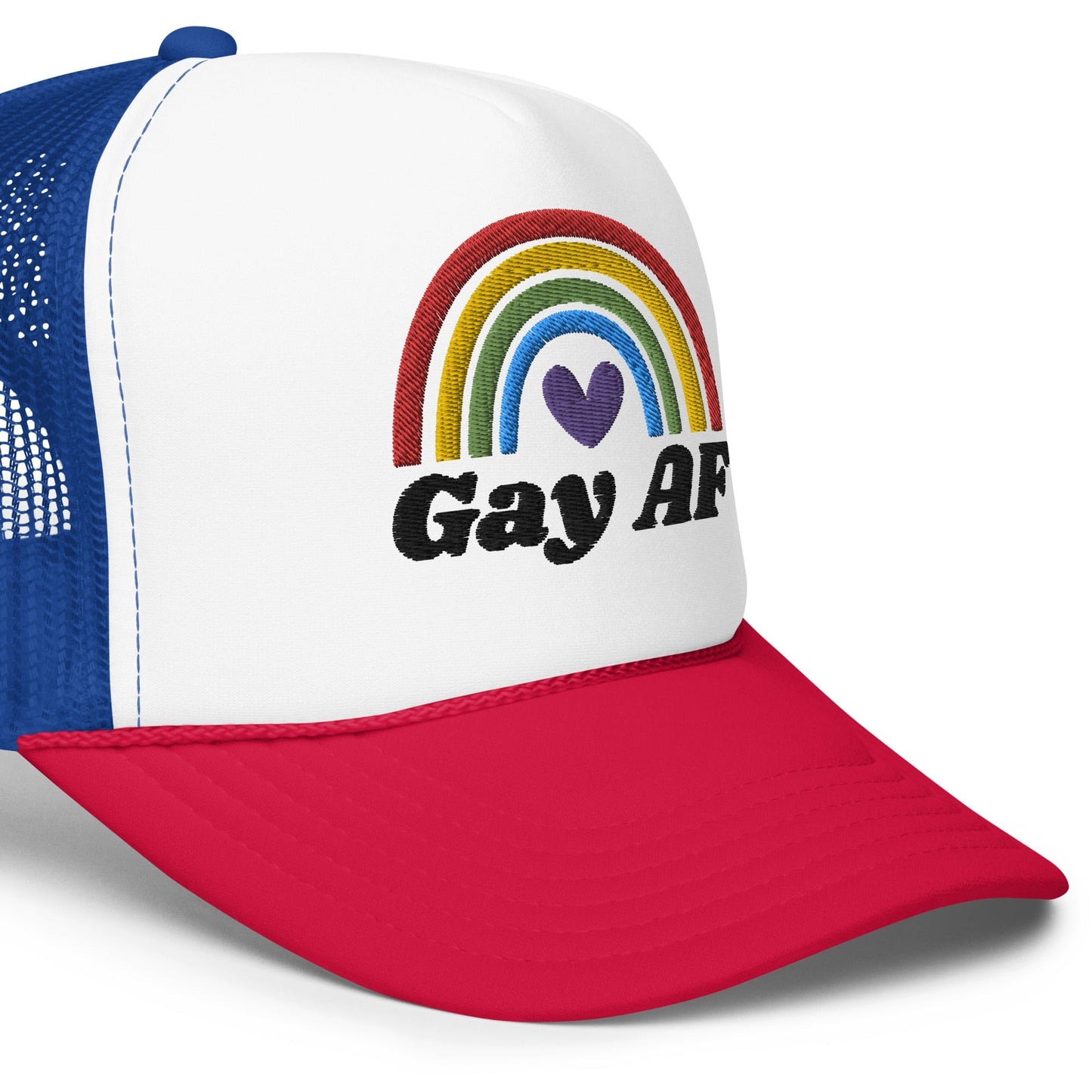 Gay AF - Foam trucker hat Rave Day