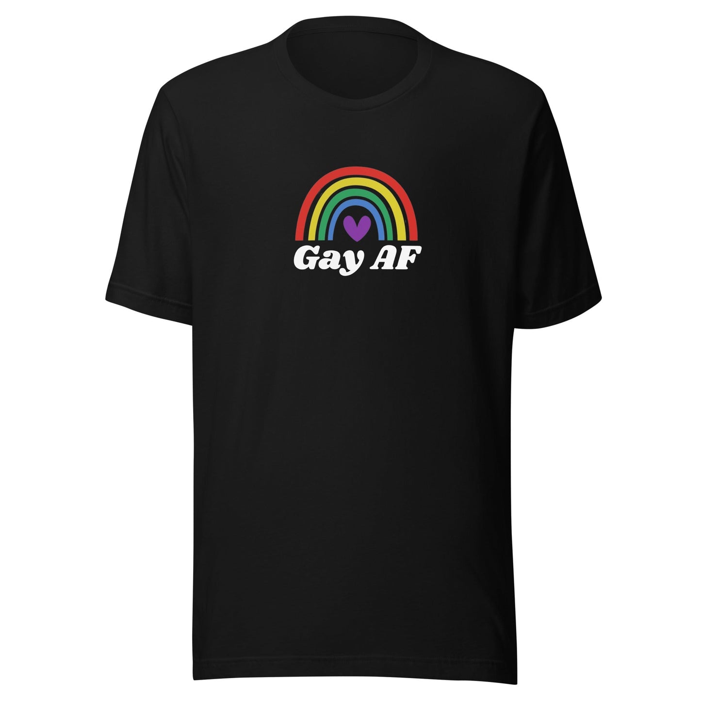 Gay AF Rainbow Pride - Unisex t-shirt Rave Day