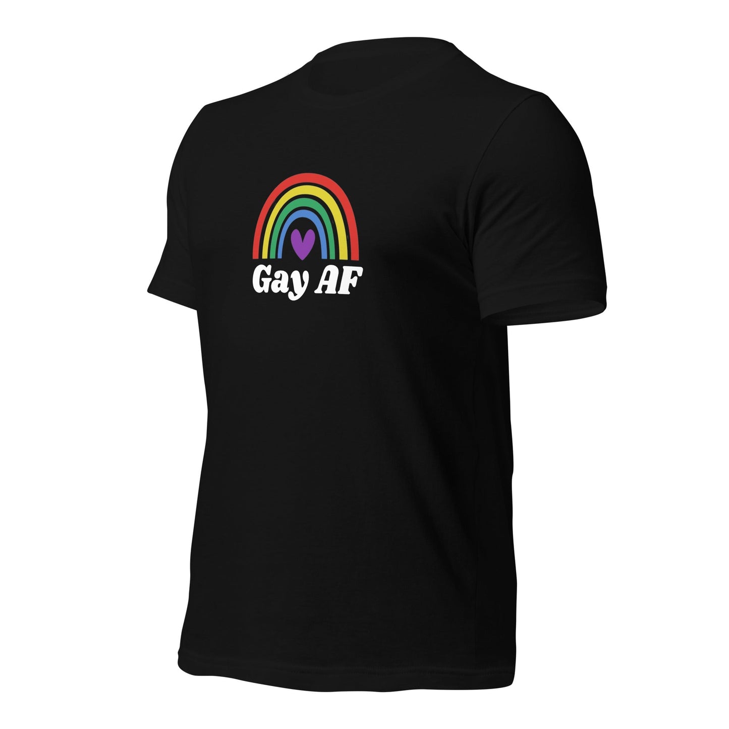 Gay AF Rainbow Pride - Unisex t-shirt Rave Day
