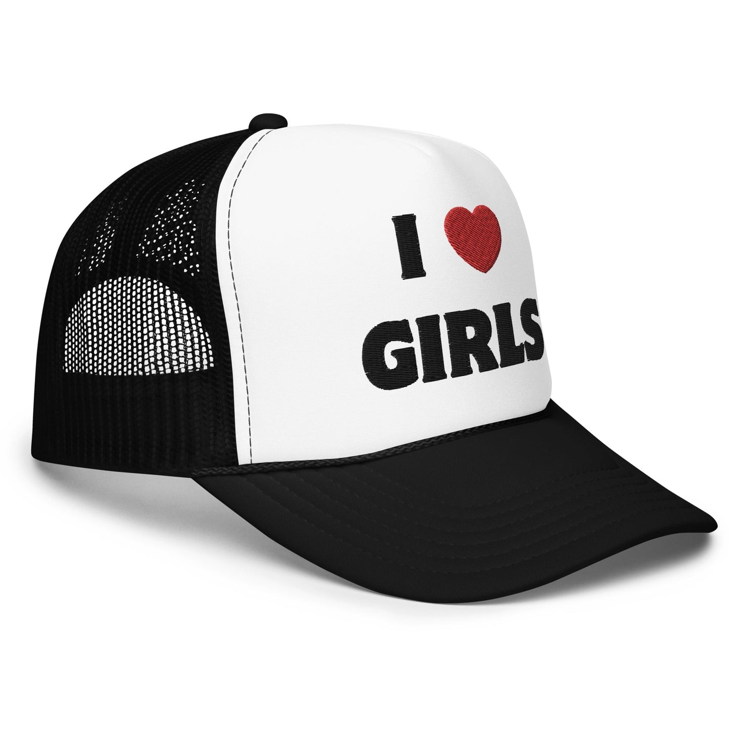 I Love Girls - Foam trucker hat Rave Day