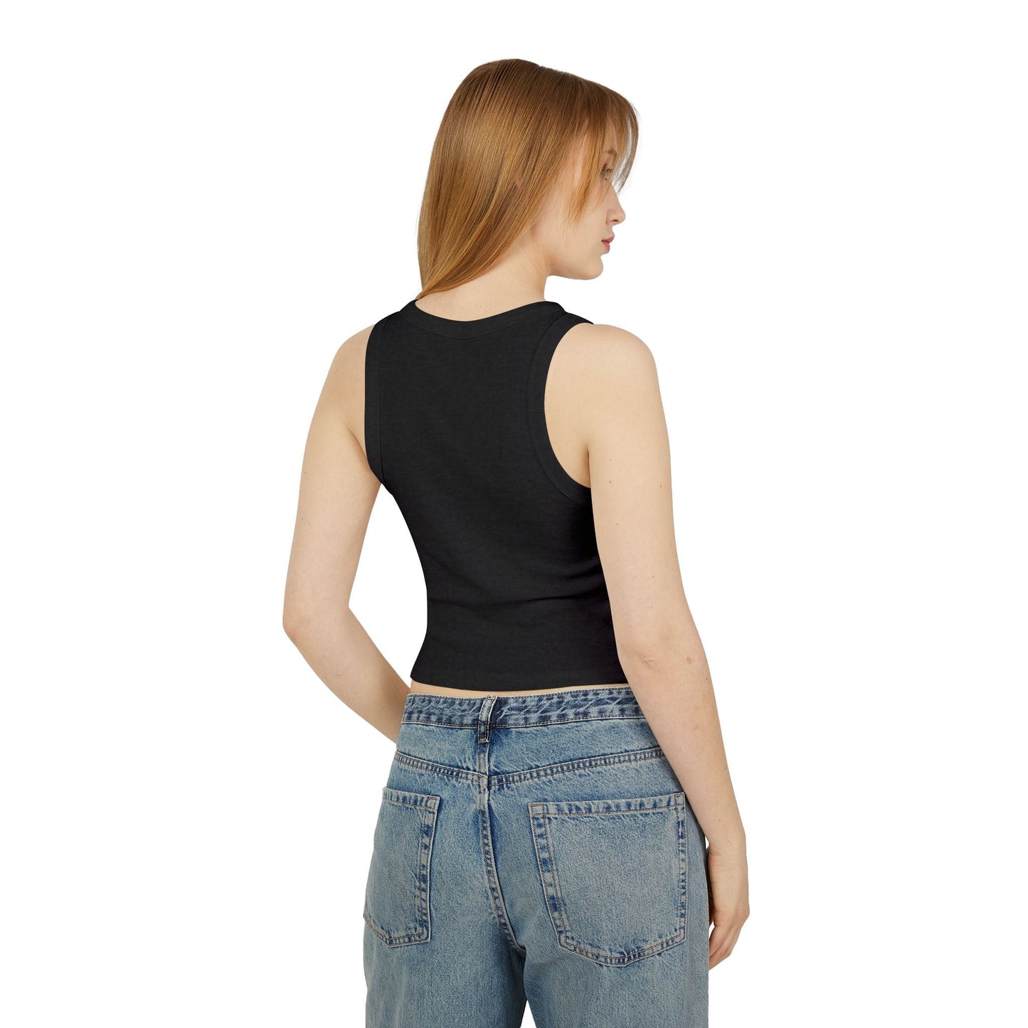 John Summit Does My Taxes - Women's Micro Rib Racer Tank Top Tank Top Printify