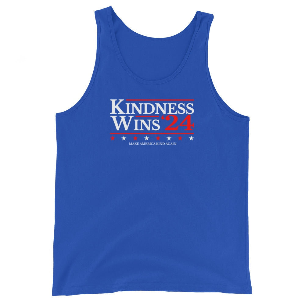 Kindness Wins - Blue/Navy Men's Tank Top Rave Day True Royal XS