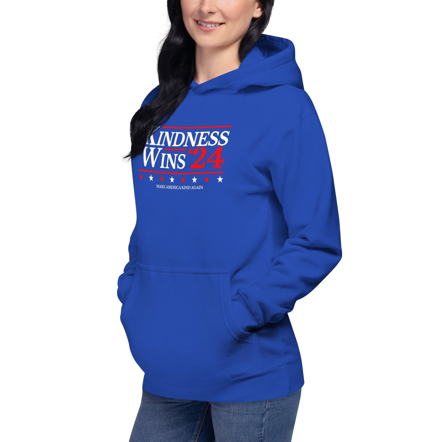 Kindness Wins - Blue/Navy Unisex Hoodie Rave Day