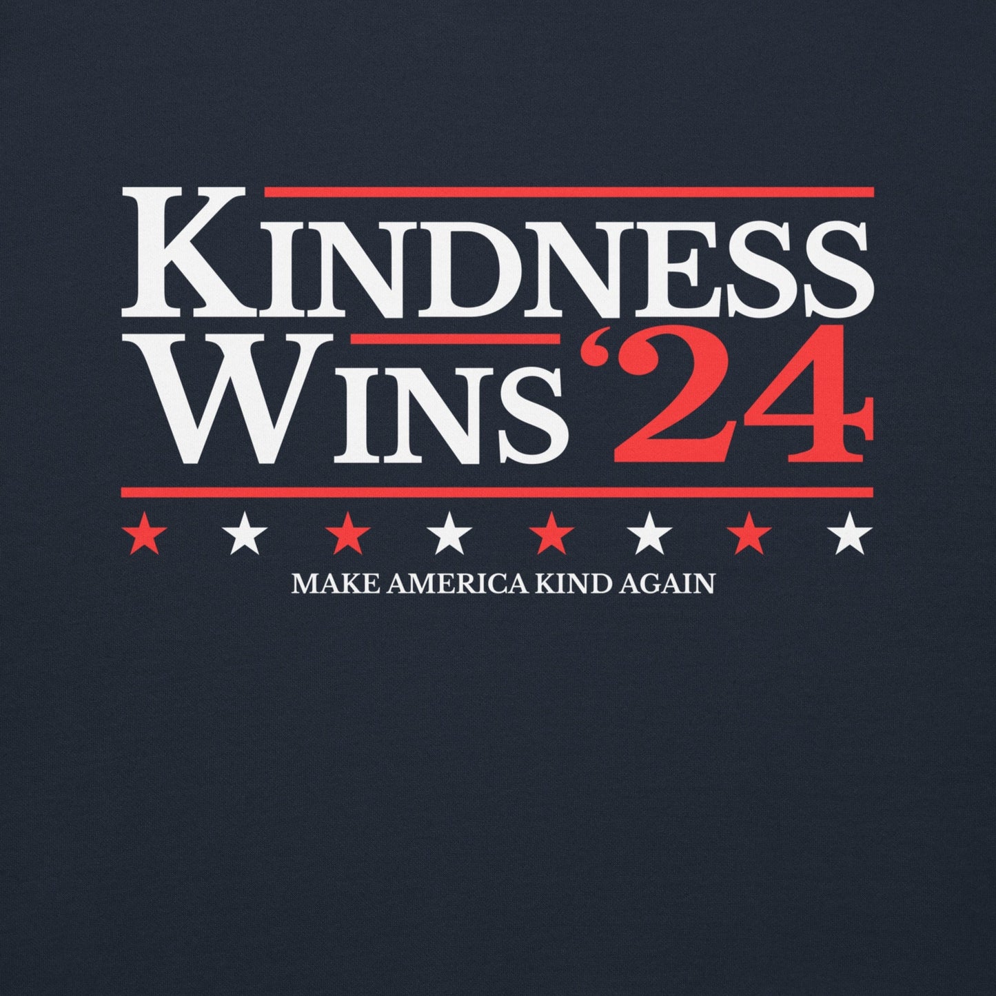 Kindness Wins - Blue/Navy Unisex Hoodie Rave Day