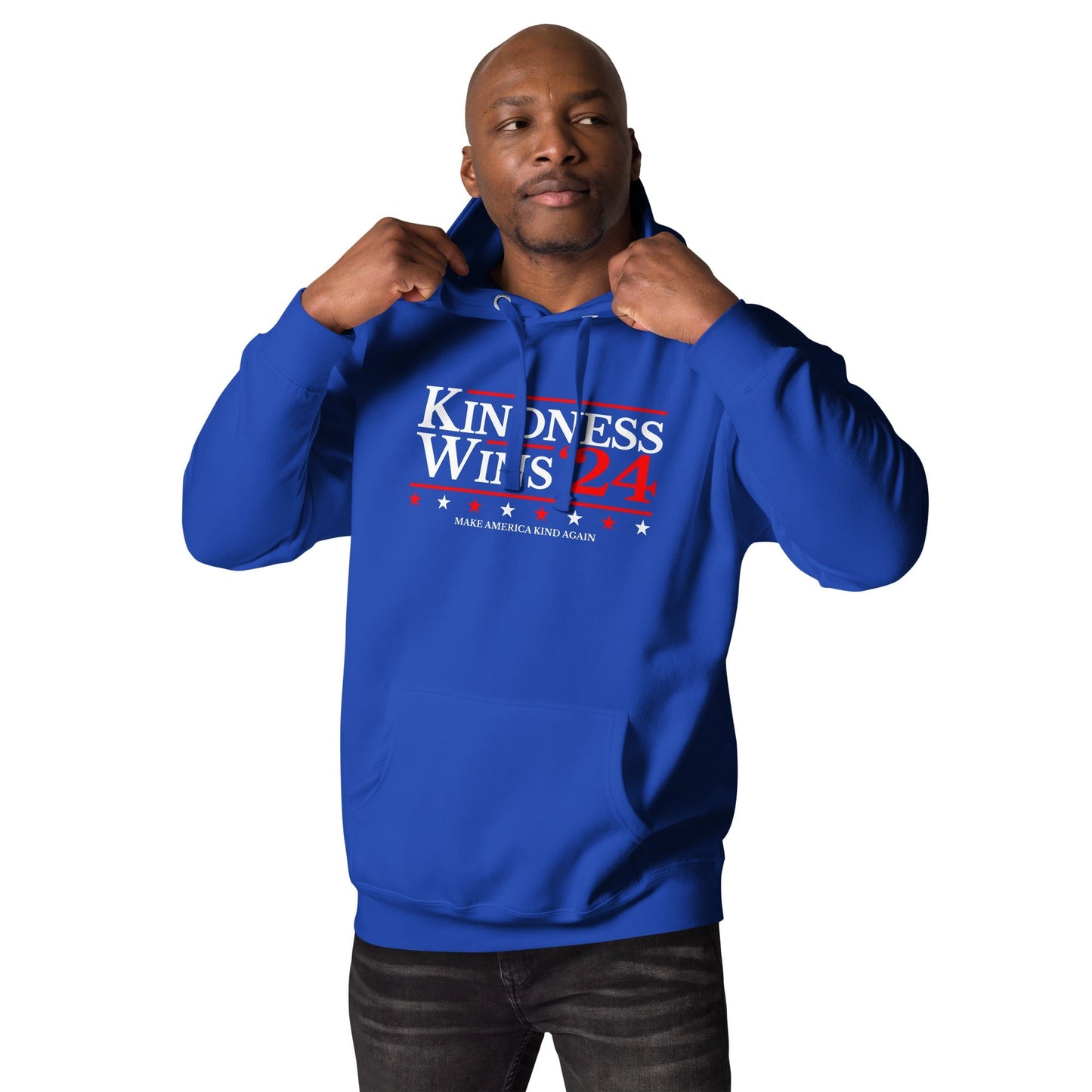 Kindness Wins - Blue/Navy Unisex Hoodie Rave Day