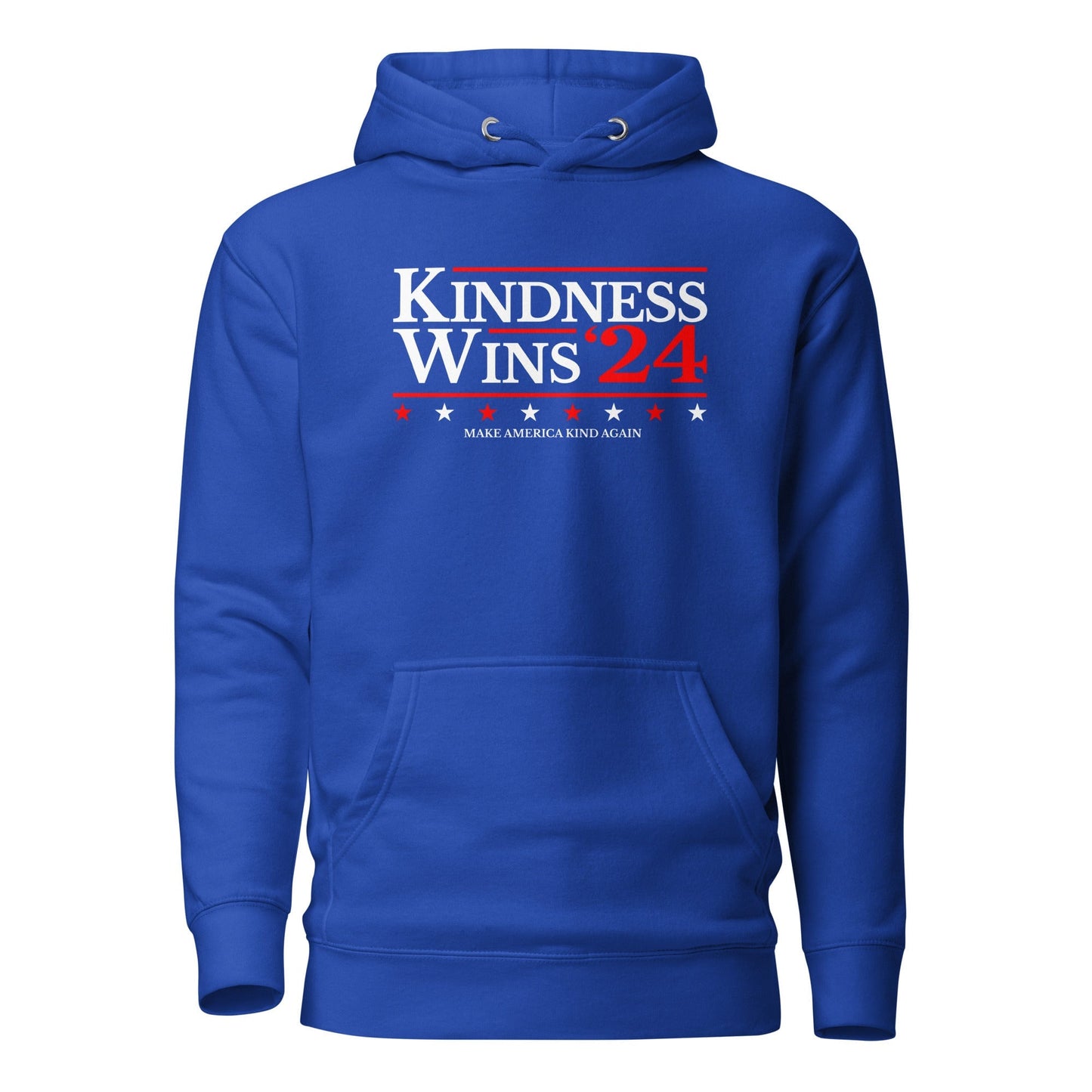 Kindness Wins - Blue/Navy Unisex Hoodie Rave Day Team Royal S