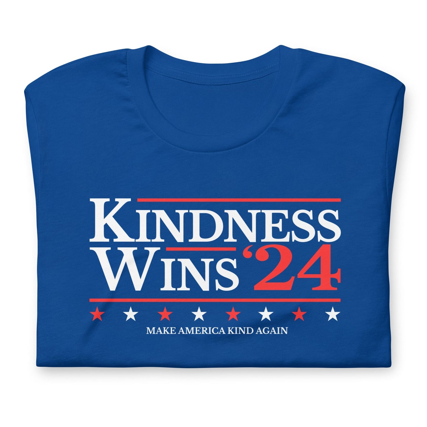 Kindness Wins - Blue/Navy Unisex t-shirt Rave Day