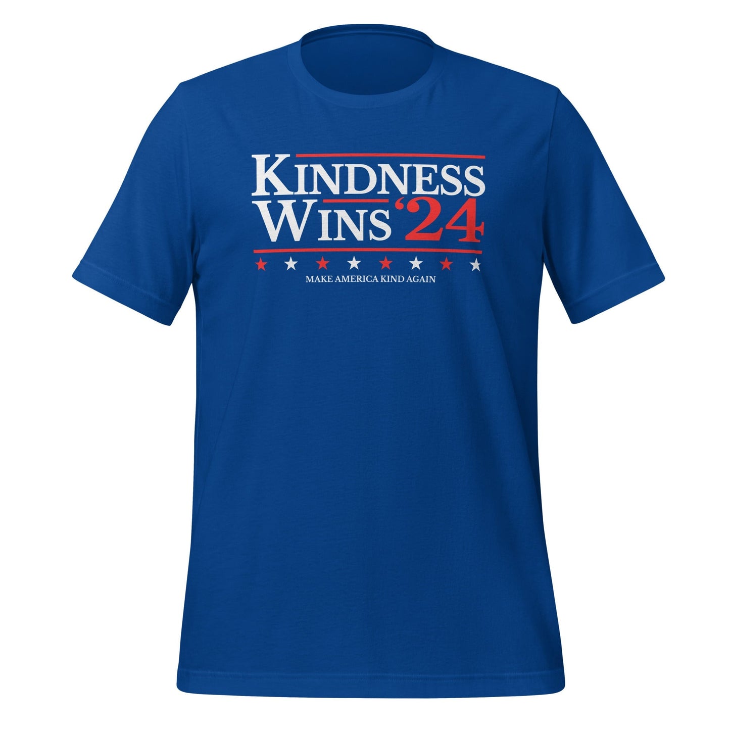 Kindness Wins - Blue/Navy Unisex t-shirt Rave Day