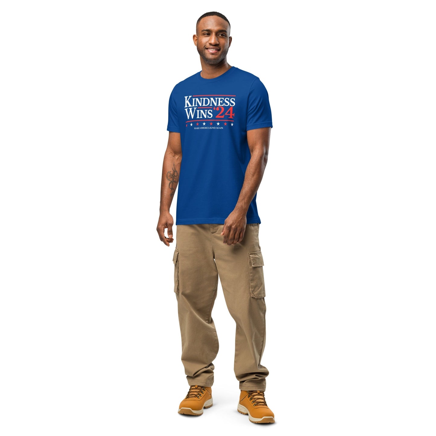 Kindness Wins - Blue/Navy Unisex t-shirt Rave Day