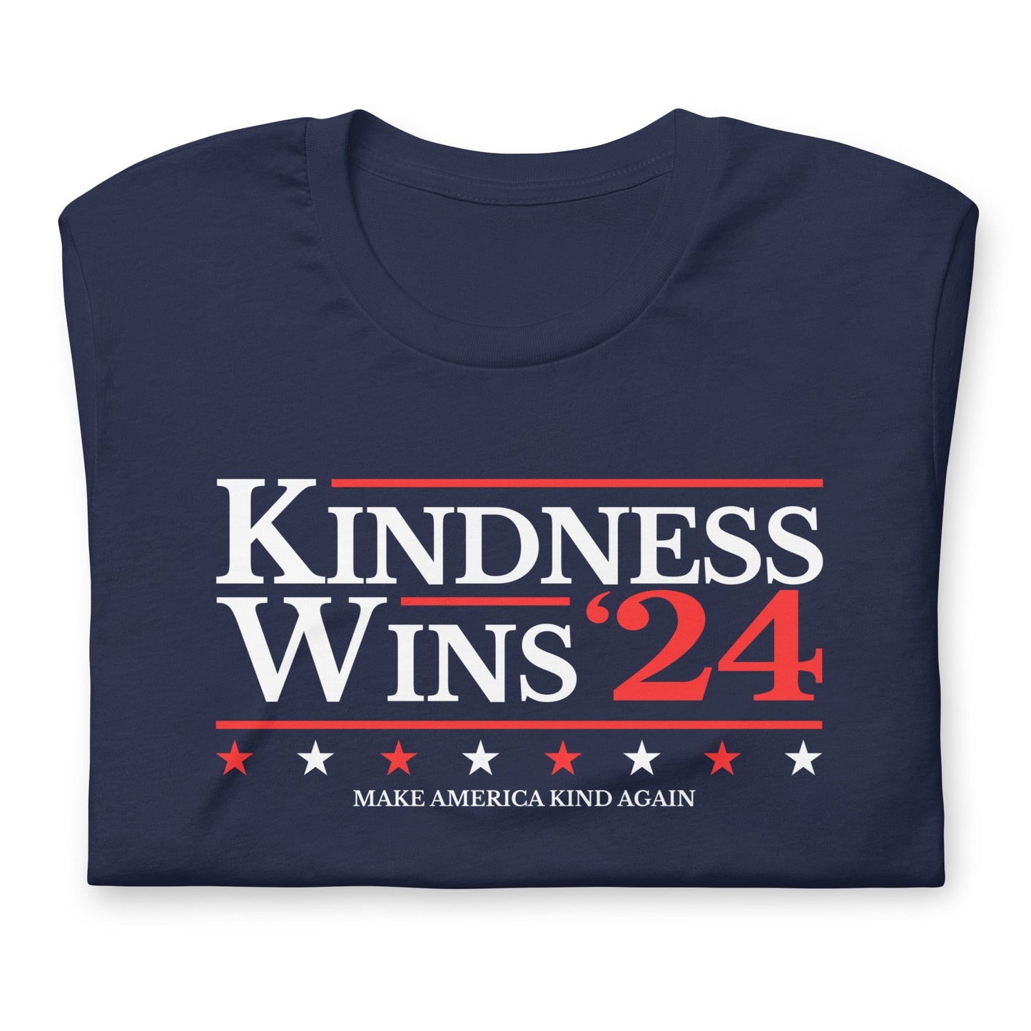 Kindness Wins - Blue/Navy Unisex t-shirt Rave Day