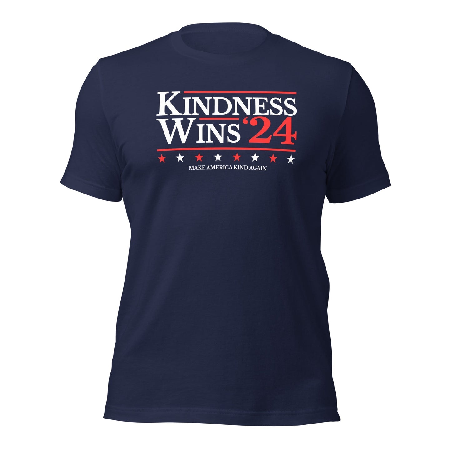 Kindness Wins - Blue/Navy Unisex t-shirt Rave Day