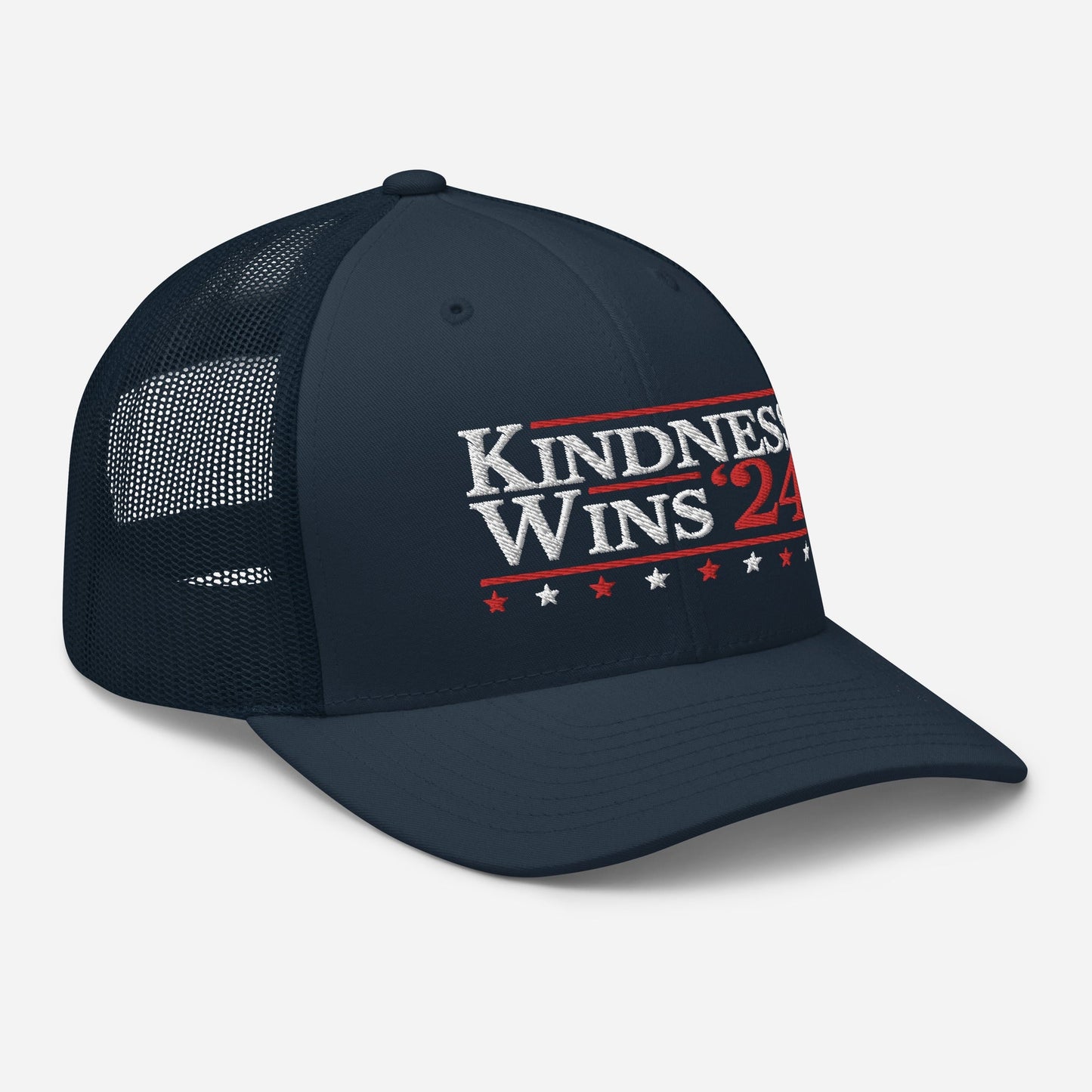 Kindness Wins - Navy Trucker Cap Rave Day