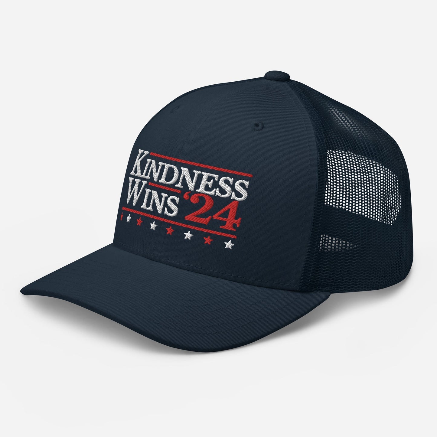 Kindness Wins - Navy Trucker Cap Rave Day