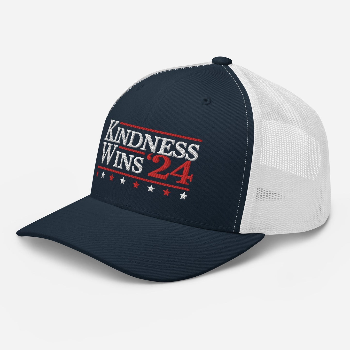 Kindness Wins - Navy Trucker Cap Rave Day