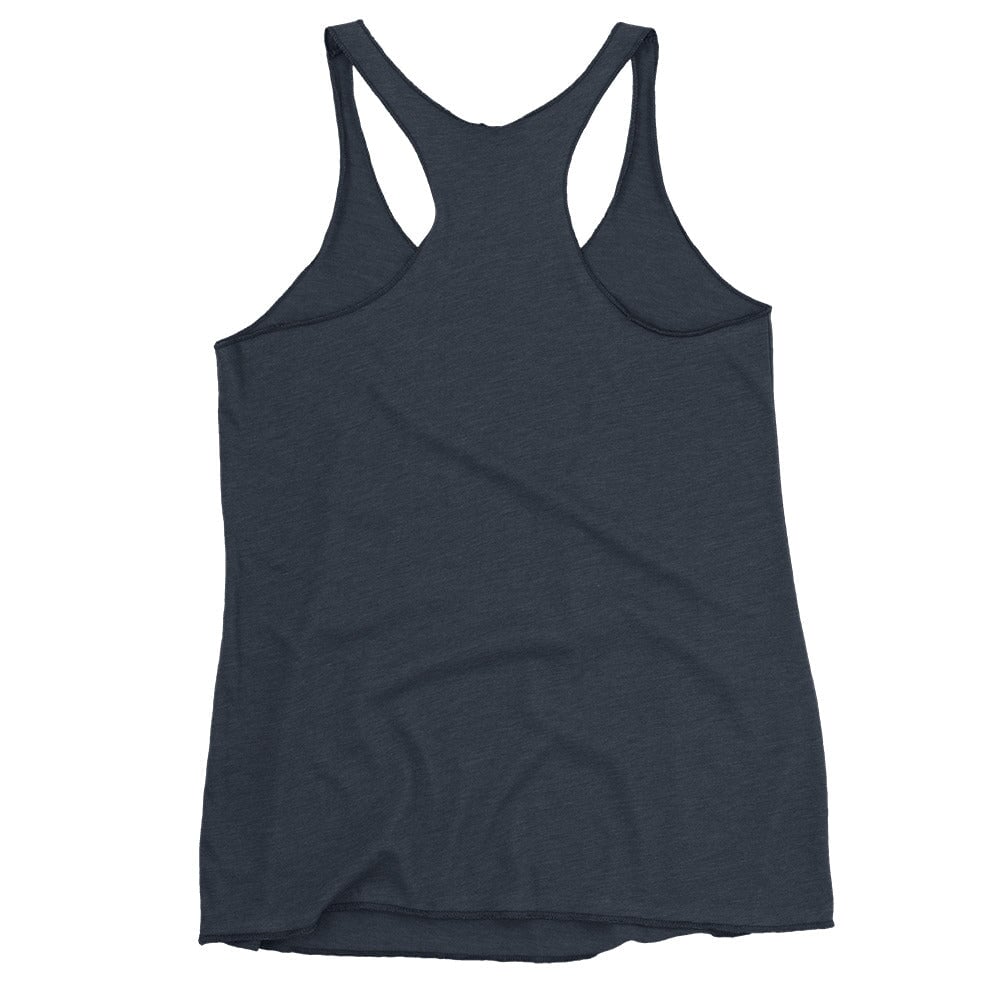 Kindness Wins - Royal/Navy Women's Racerback Tank Rave Day