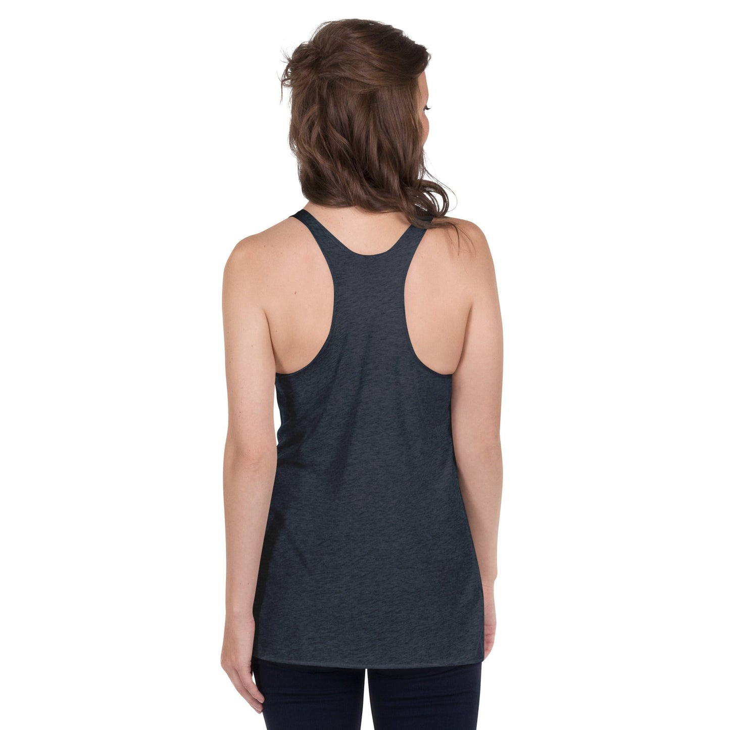 Kindness Wins - Royal/Navy Women's Racerback Tank Rave Day