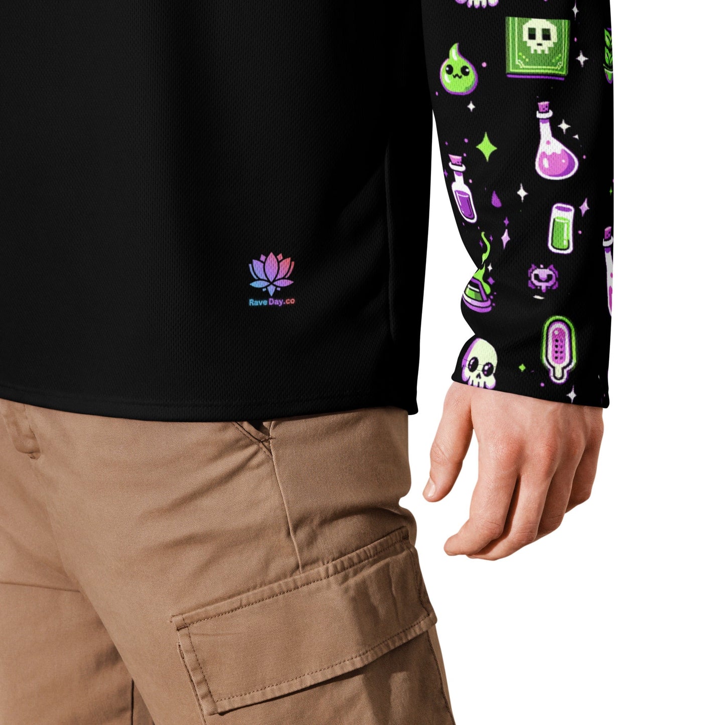 Level Up Rave Hockey Jersey for EDM lovers Rave Day