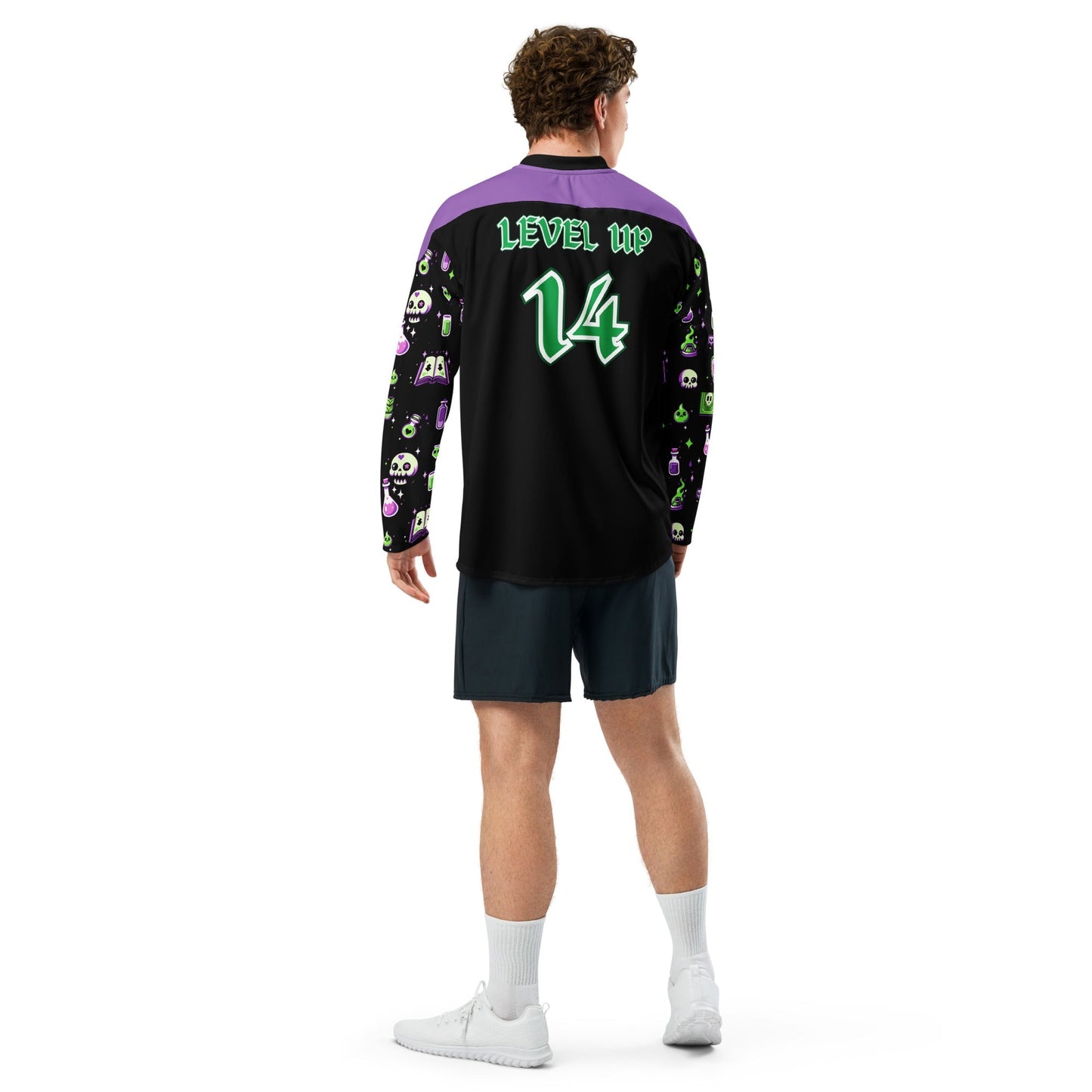 Level Up Rave Hockey Jersey for EDM lovers Rave Day
