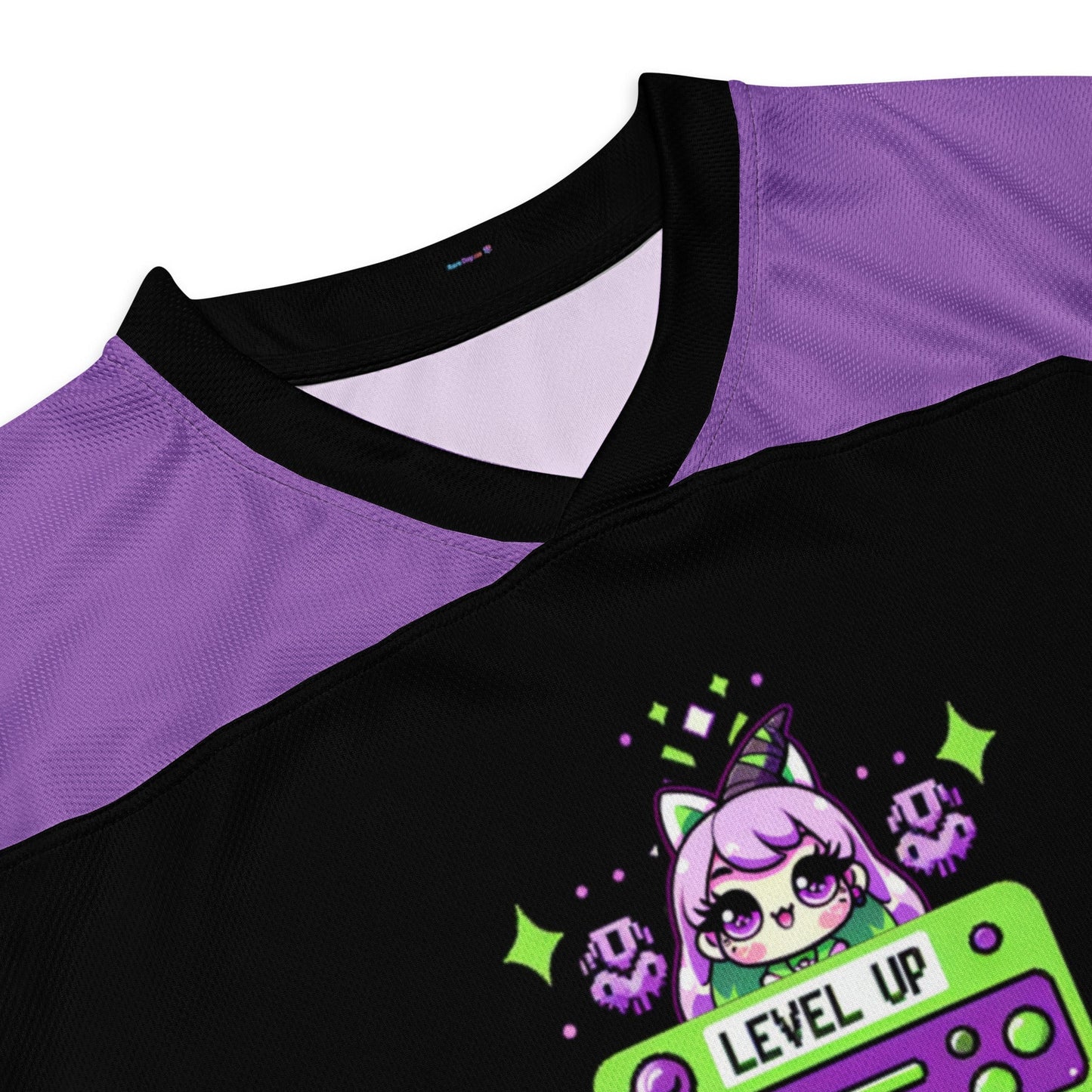 Level Up Rave Hockey Jersey for EDM lovers Rave Day