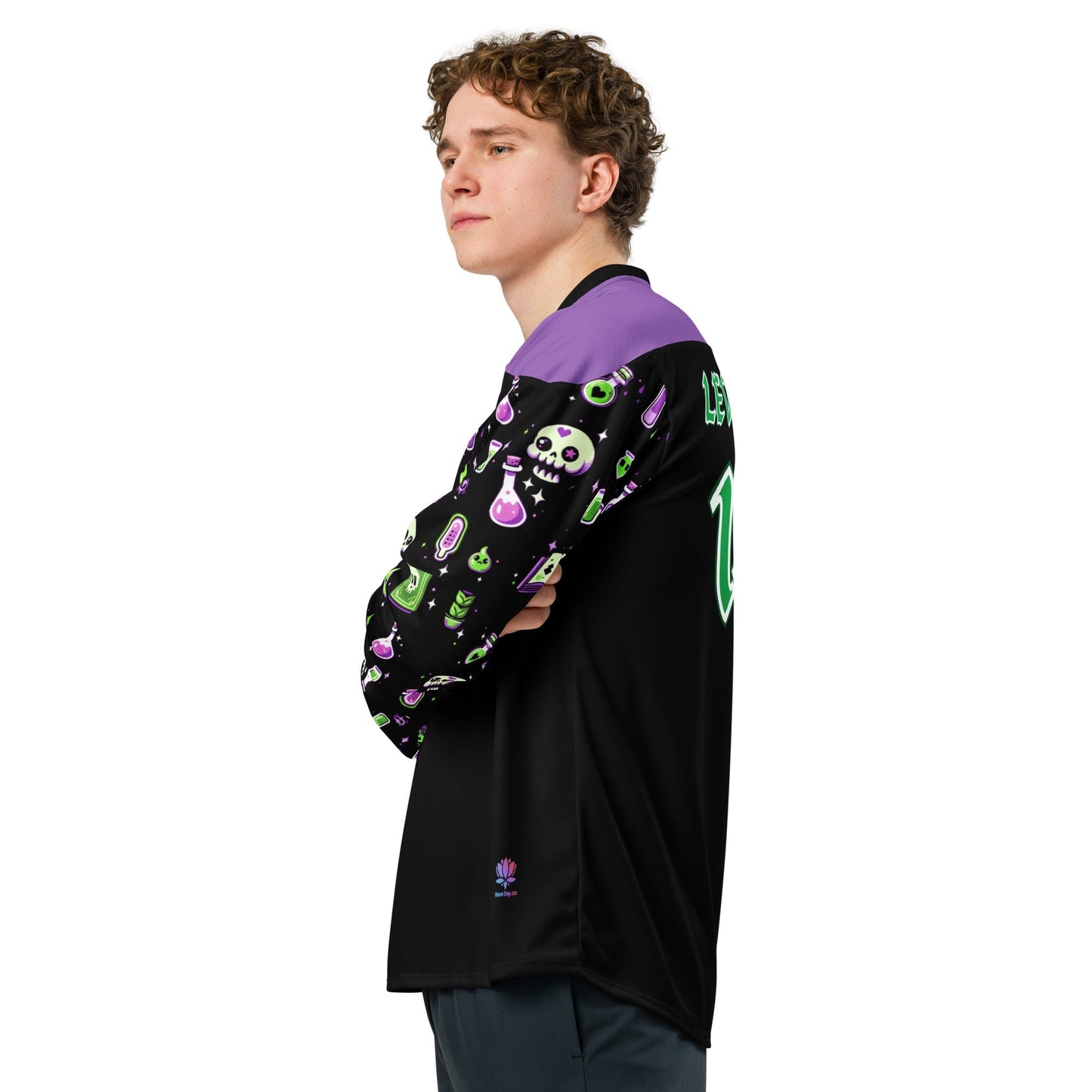 Level Up Rave Hockey Jersey for EDM lovers Rave Day