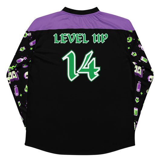 Level Up Rave Hockey Jersey for EDM lovers Rave Day