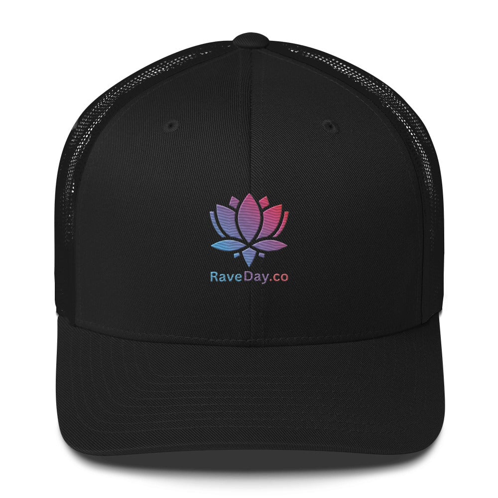 Rave Day - Branded Trucker Hat Rave Day Black