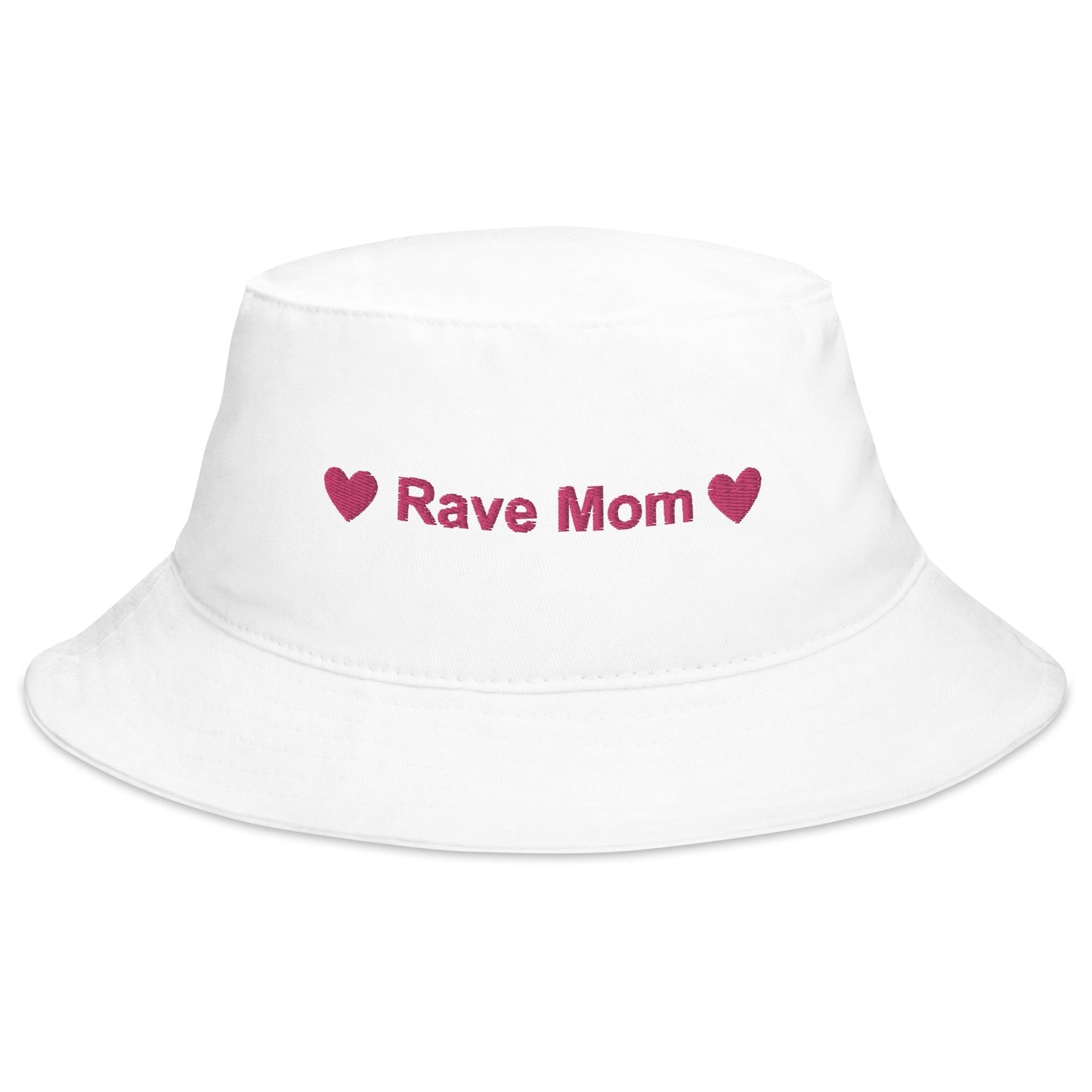 Rave Mom - Bucket Hat (2) Rave Day White
