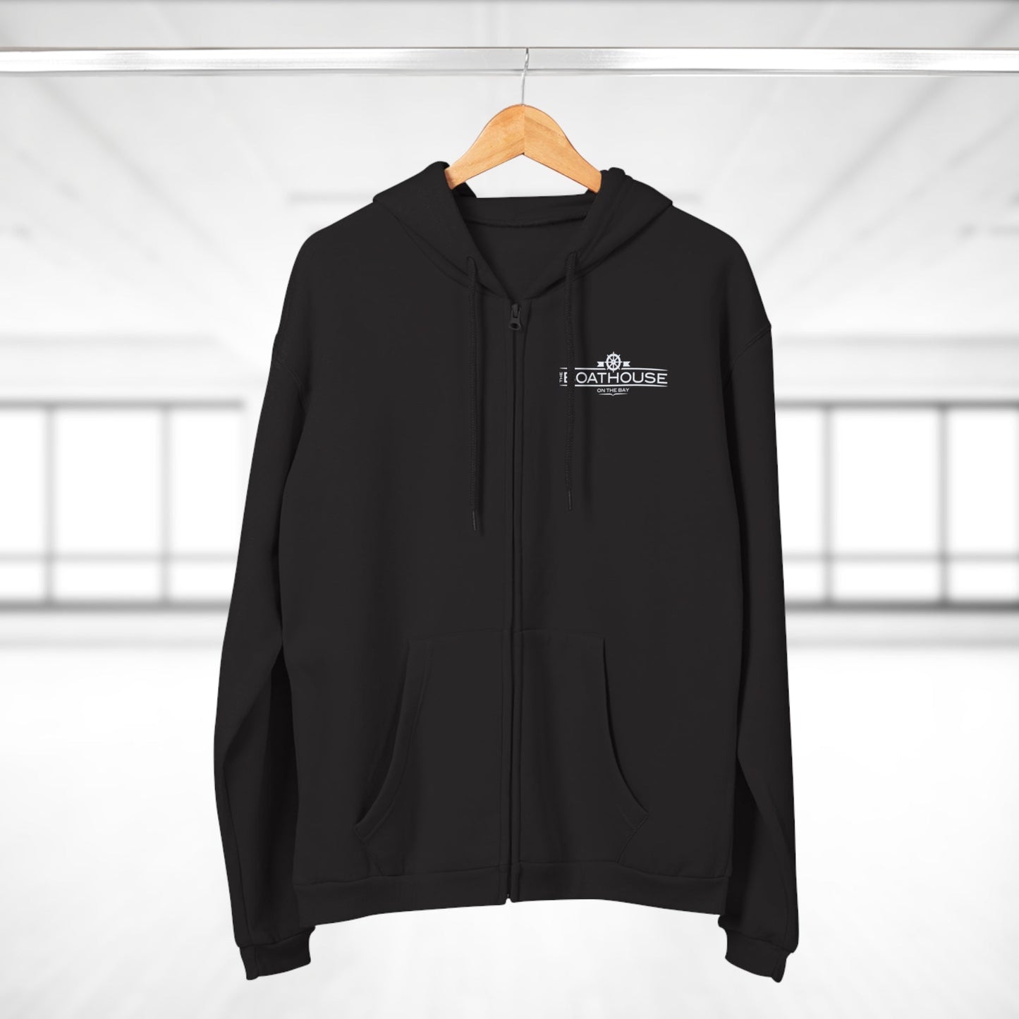 SAMPLE Unisex Hooded Zip Sweatshirt Hoodie Printify