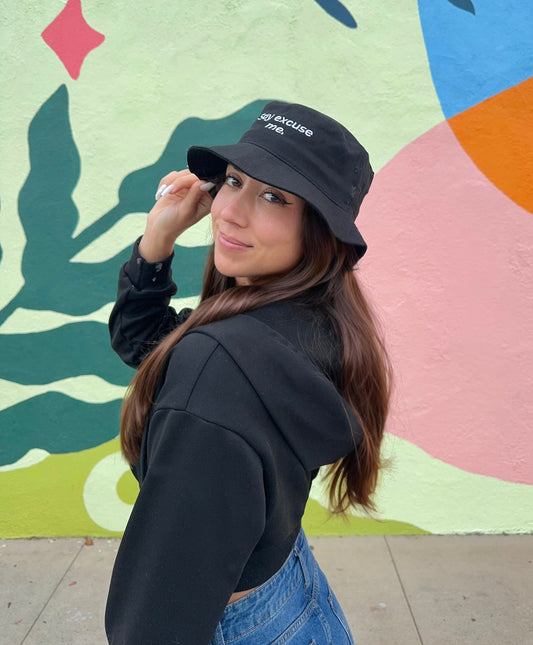 Say Excuse Me - Bucket Hat hat Rave Day