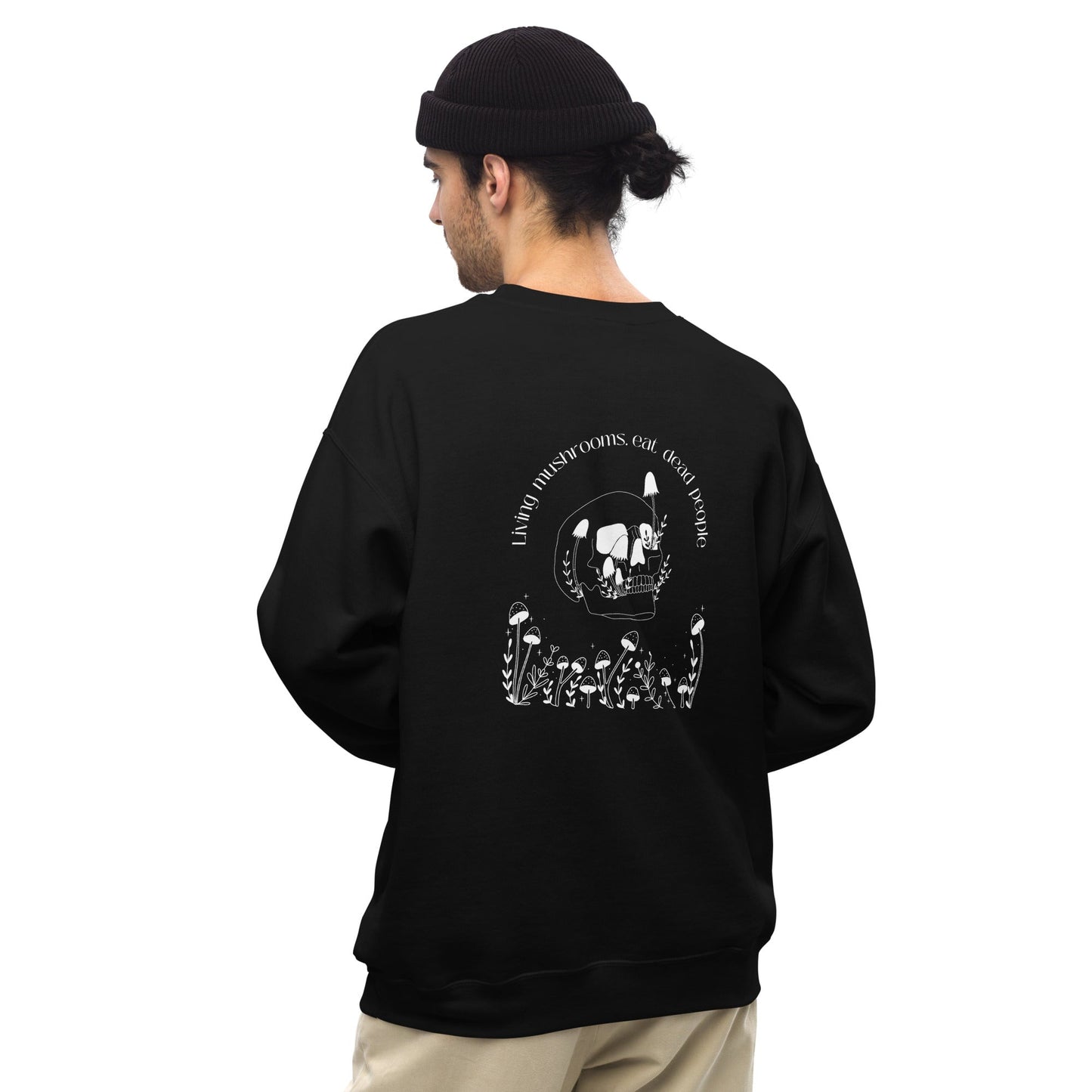 Living Mushrooms - Sweater Sweaters and Hoodies Rave Day