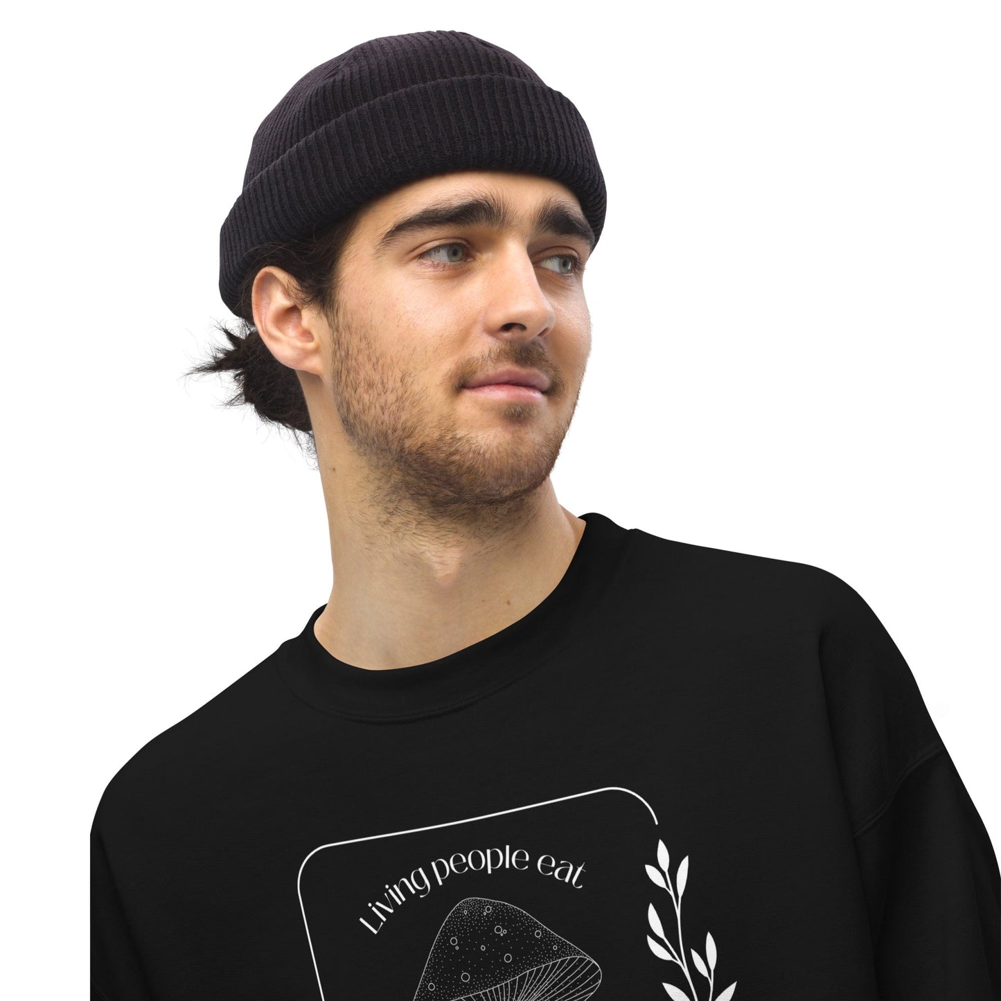 Living Mushrooms - Sweater Sweaters and Hoodies Rave Day