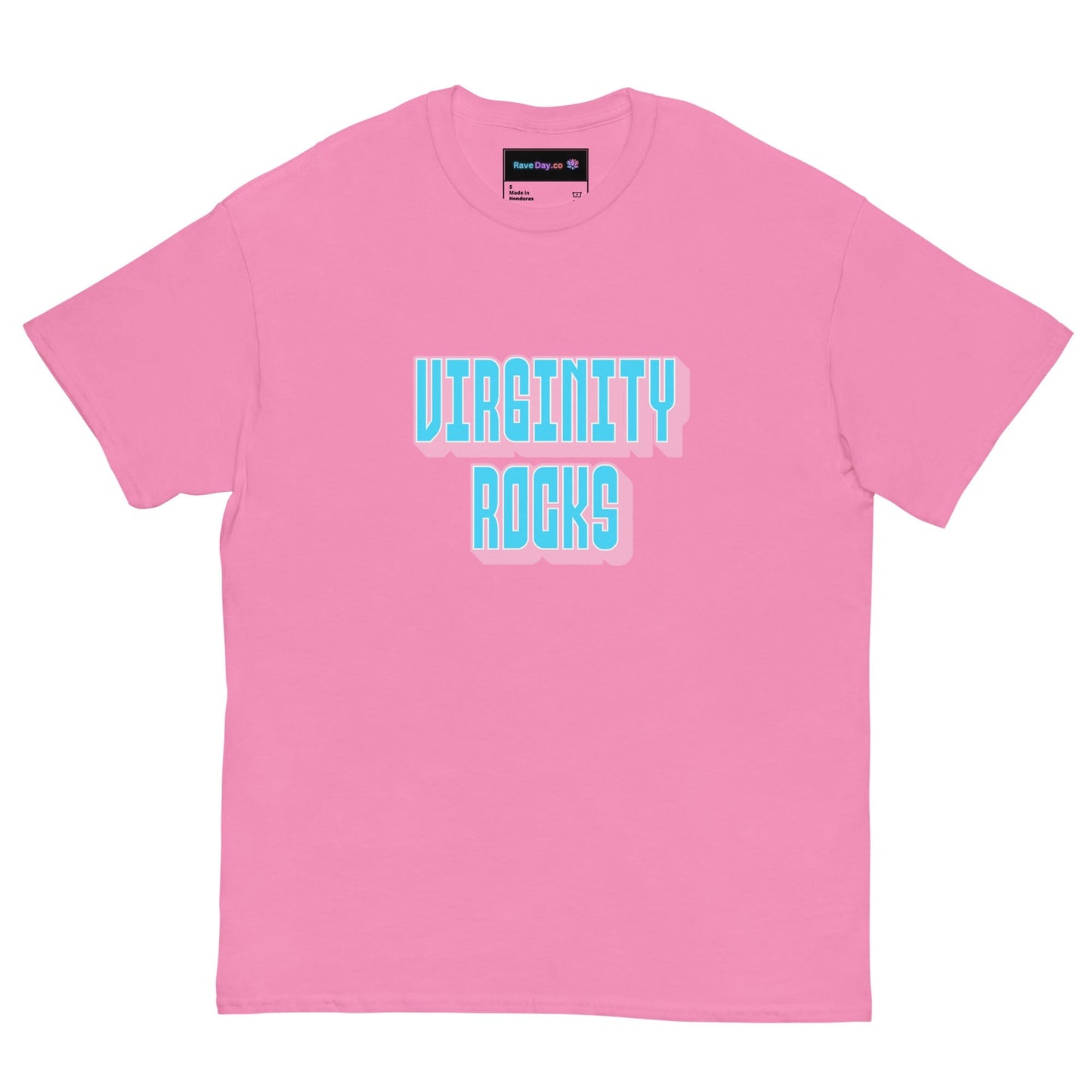 Virginity Rocks (Pink) - Men's classic tee Rave Day