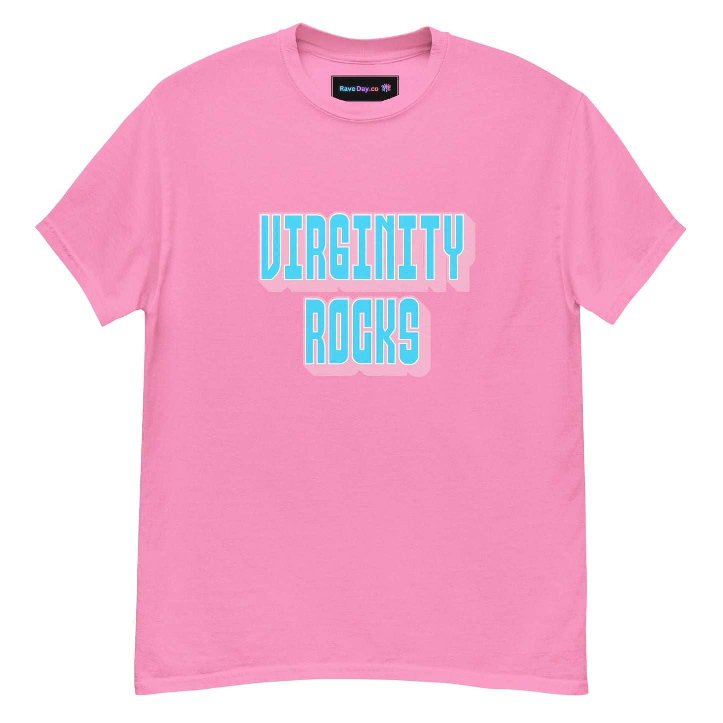 Virginity Rocks (Pink) - Men's classic tee Rave Day