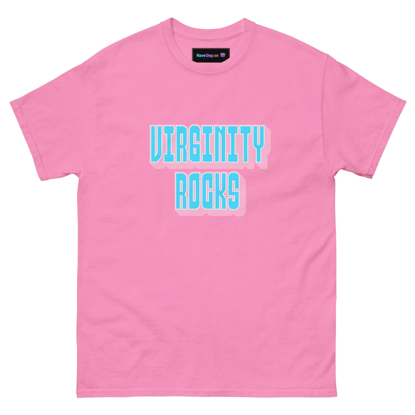 Virginity Rocks (Pink) - Men's classic tee Rave Day Azalea S