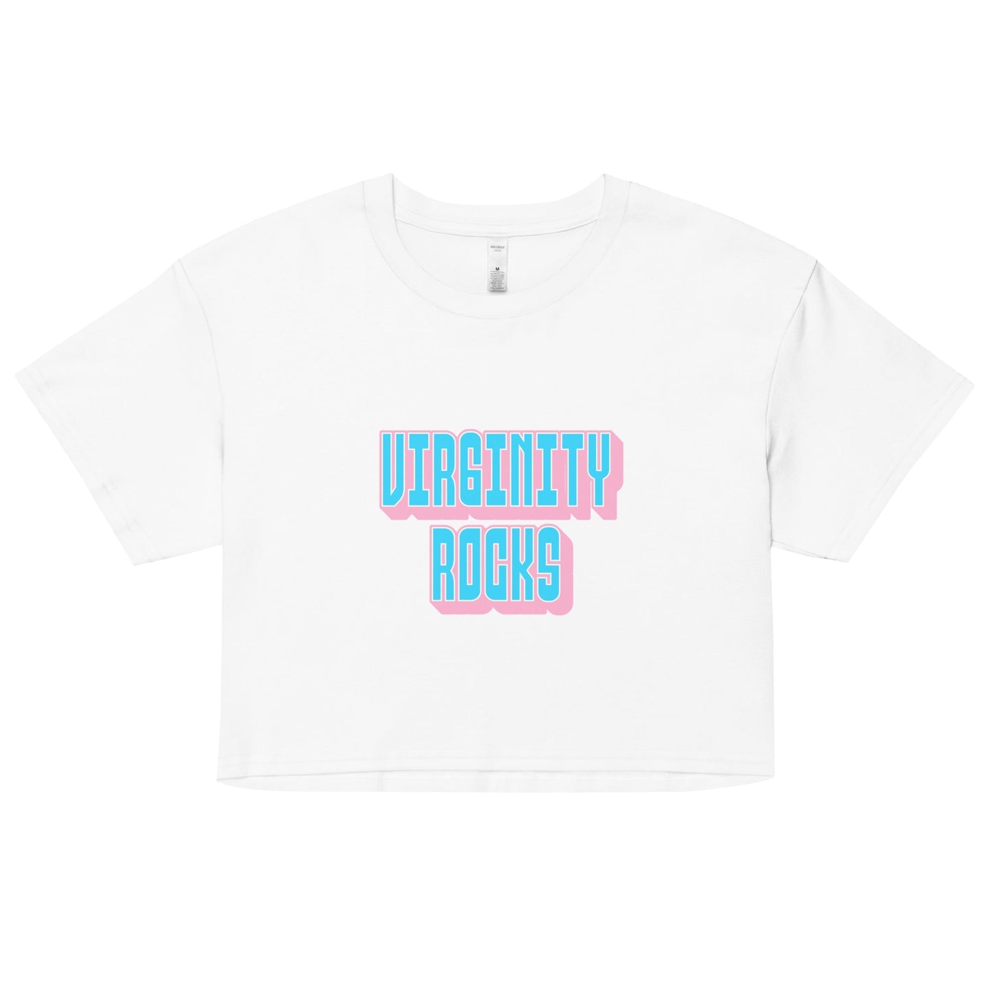 Virginity Rocks - Women’s crop top Rave Day XS