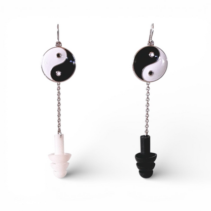 Ear Plug Earrings - Yin & Yang