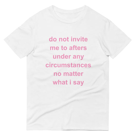 Do Not Invite - T-Shirt Rave Day White S 